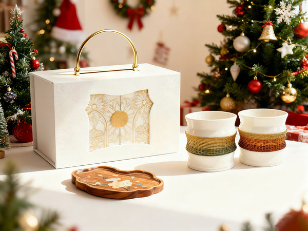 French Baroque-Style Gold Foil Stamping Souvenir Gift Box, Exquisite Wedding Gift Box, High-End Empty Gift Box for Birthday Gifting