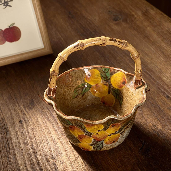 Fruit Charm Ceramic Basket - Pastoral Time