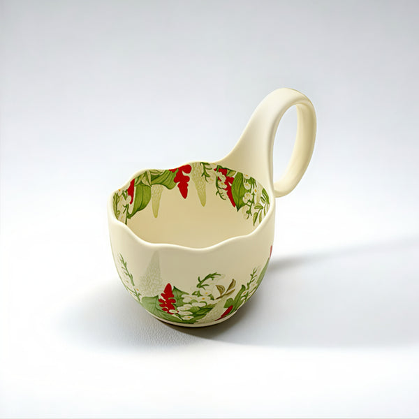 Handheld Ceramic Fruit Basket