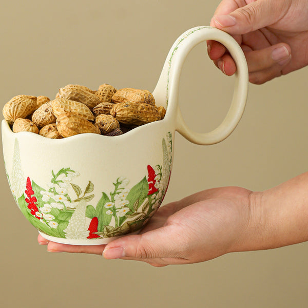Handheld Ceramic Fruit Basket