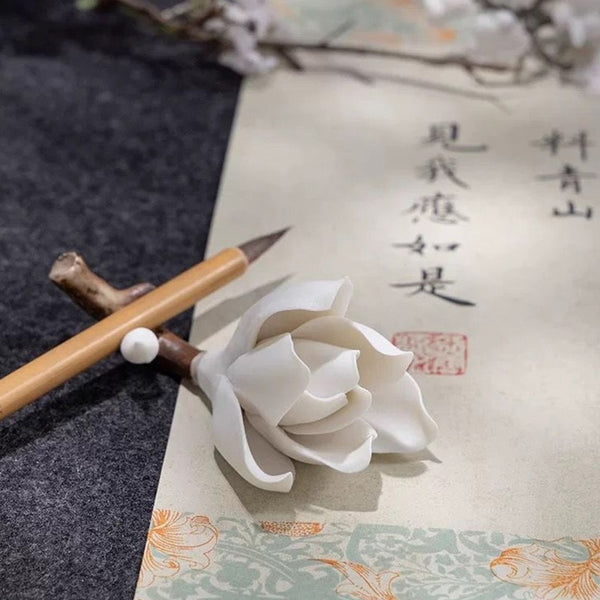 Magnolia Flower Incense Stick Holder