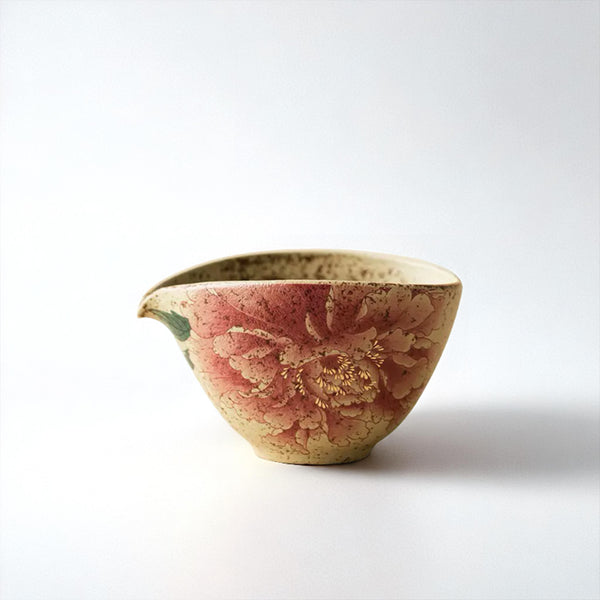 Glaze Variation Celadon Firestone Red Goblet