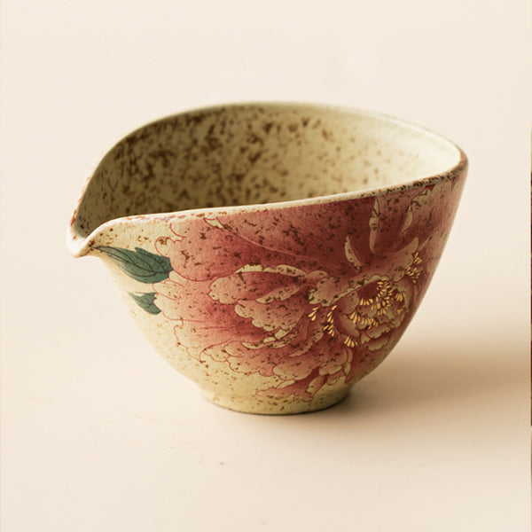 Glaze Variation Celadon Firestone Red Goblet