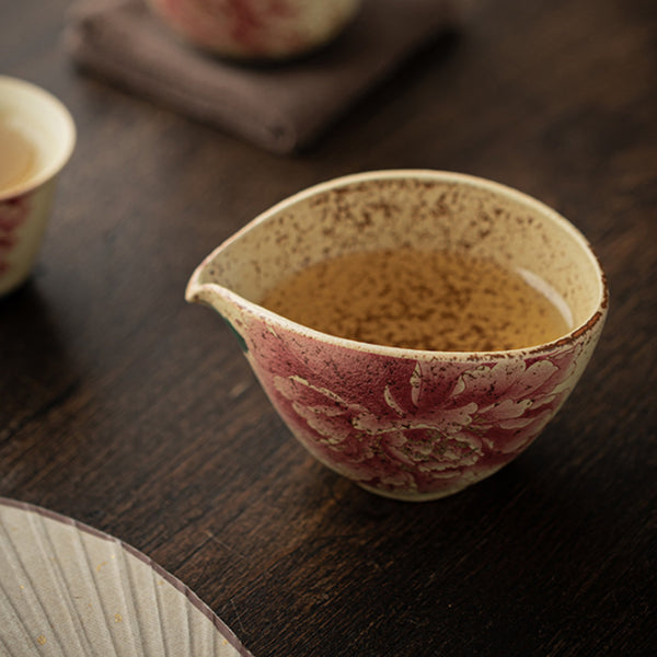 Glaze Variation Celadon Firestone Red Goblet