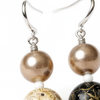 Lacquer Shell Paulownia Earrings