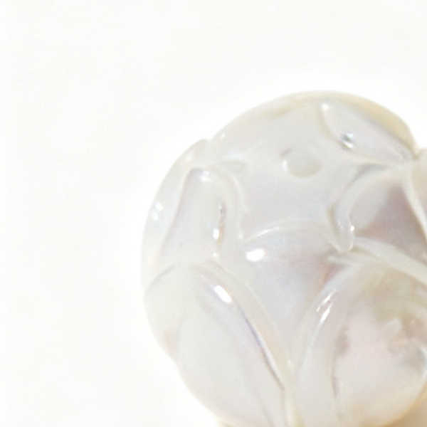 Ancient Fish Bone Lotus Beads