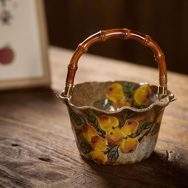 Fruit Charm Ceramic Basket - Pastoral Time