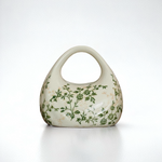 Green Vine Clay Tissue Box