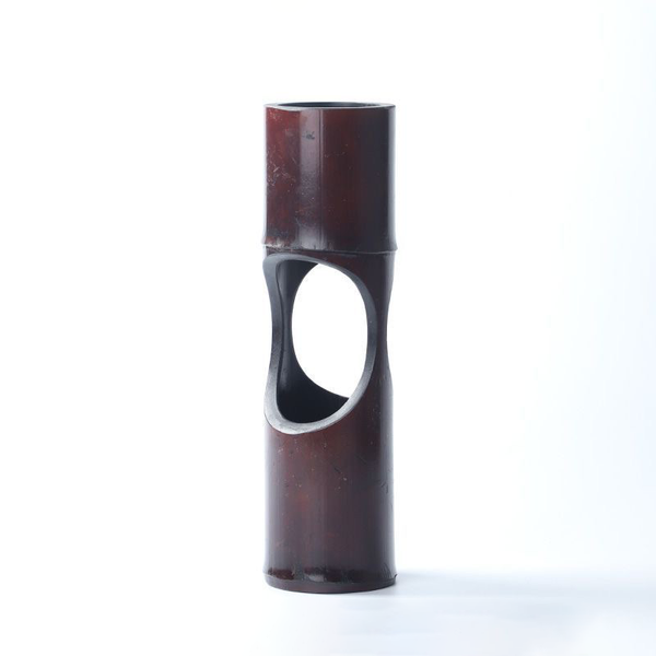 Lacquer Retro Bamboo Tube Flower Vase