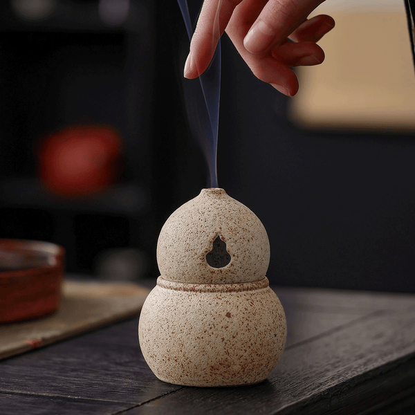 Good Fortune Gourd Incense Burner