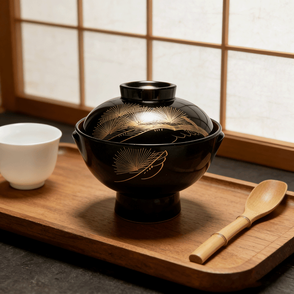 Lacquer Stemmed Bowl