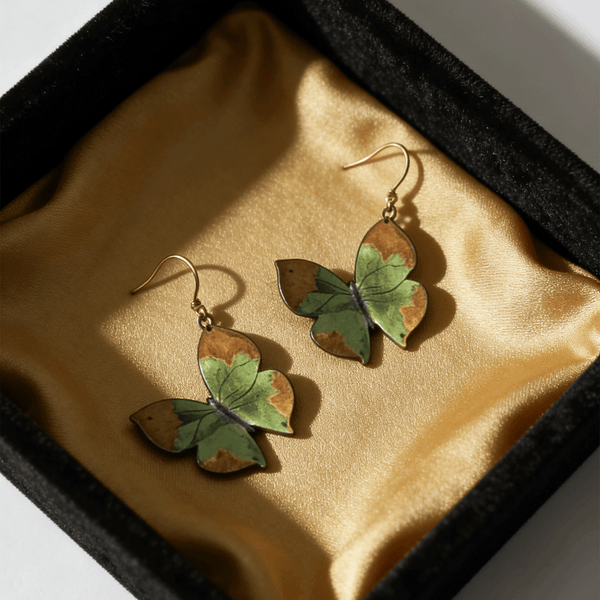 Lacquer Butterfly Earrings