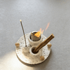 Plain Rock Texture Incense Tray