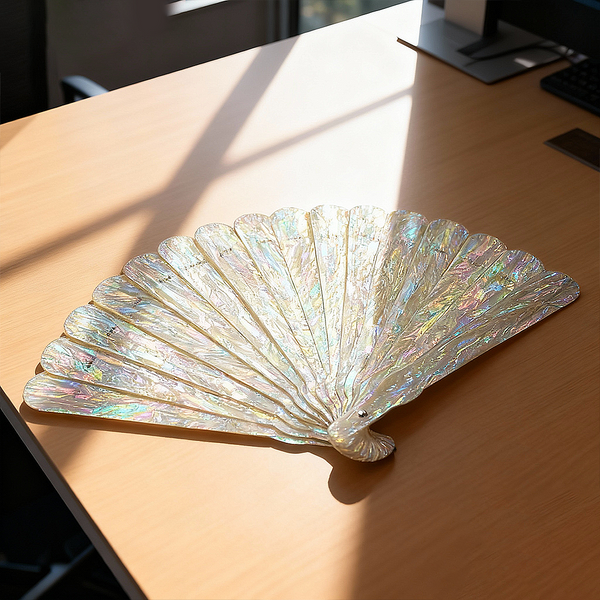 Inlaid Mother-of-Pearl Fan