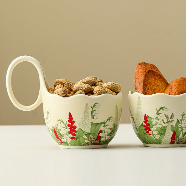 Handheld Ceramic Fruit Basket