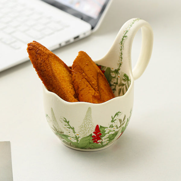 Handheld Ceramic Fruit Basket