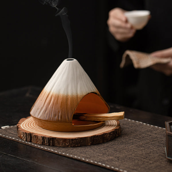 Fuji Mountain Incense Burning Stove