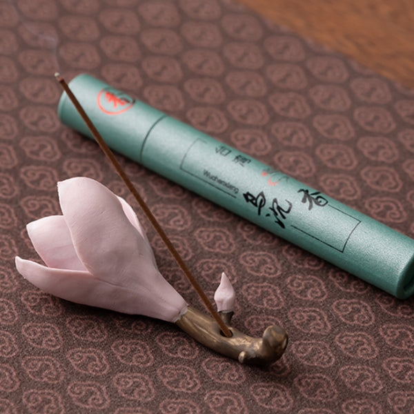 Magnolia Flower Incense Stick Holder