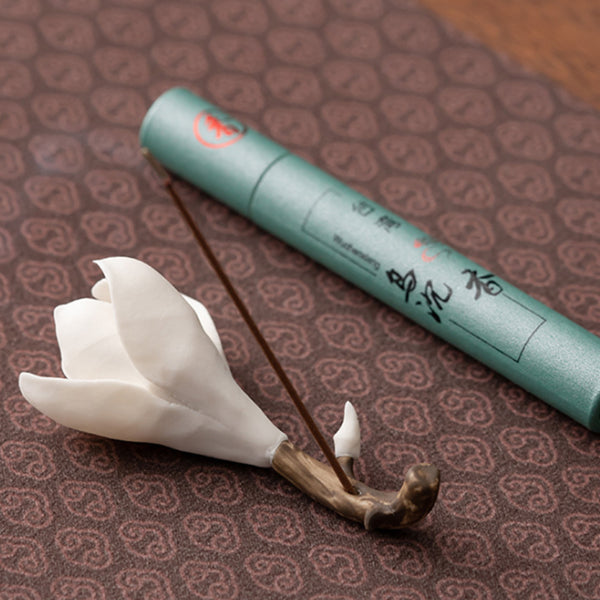 Magnolia Flower Incense Stick Holder