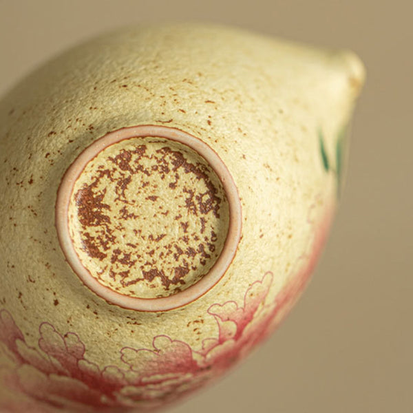 Glaze Variation Celadon Firestone Red Goblet