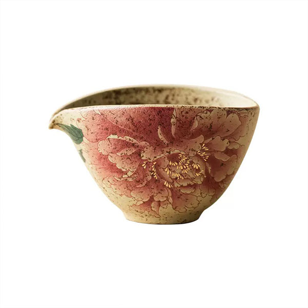 Glaze Variation Celadon Firestone Red Goblet