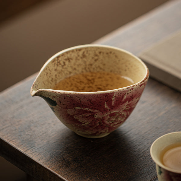 Glaze Variation Celadon Firestone Red Goblet