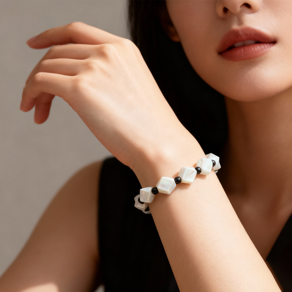 Inlaid Mother-of-Pearl Wristband