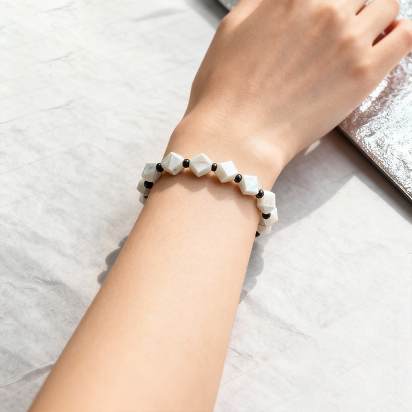 Inlaid Mother-of-Pearl Wristband