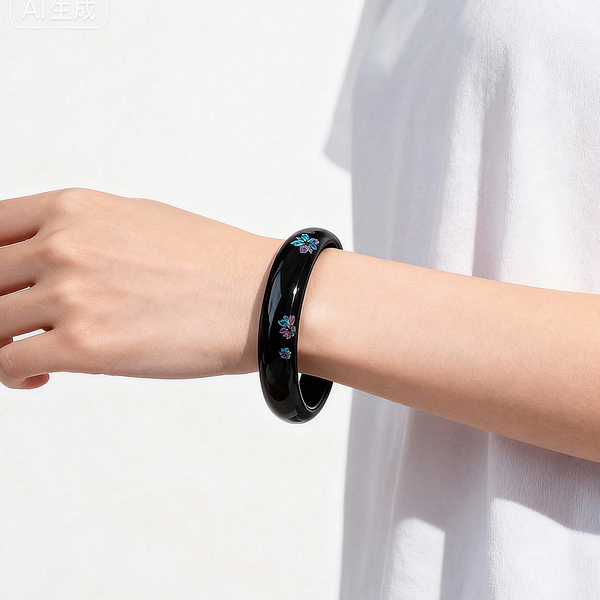 Inlaid Mother-of-Pearl Bracelet