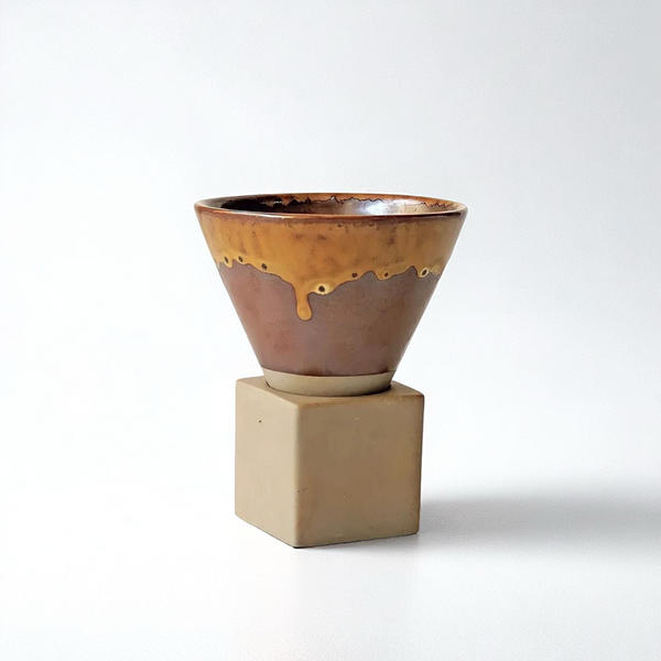 Tilted Clay Cup