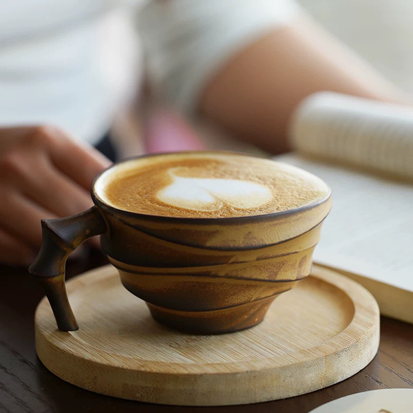 Brownish Coffee Cup