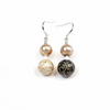 Lacquer Shell Paulownia Earrings