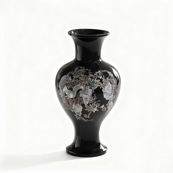 Inlaid Mother-of-Pearl Shuahua Bottle