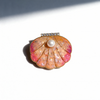 Inlaid Mother-of-Pearl Shell Brooch
